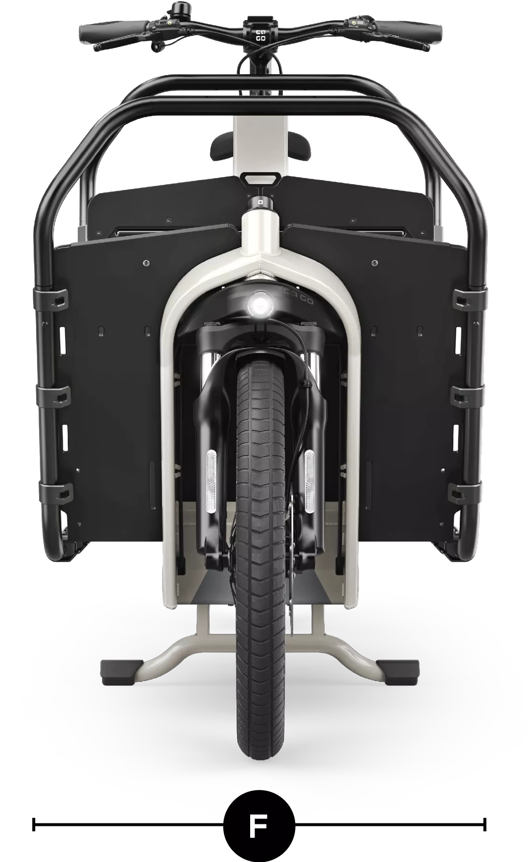 Ca Go Bike, FS200 Vario E-Lastenrad 2023 -Fahrräder Geschaft fs200vario technische daten render breite