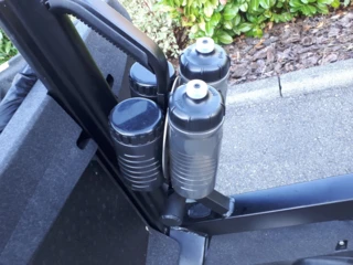 Flaschenhalter am FS Life
