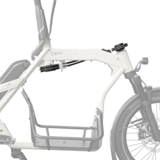 Detailansicht in welcher die Seilzuglenkung eines CS hervorgehoben ist.