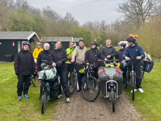 Gruppenfoto von der Schokofahrt-Gruppe
