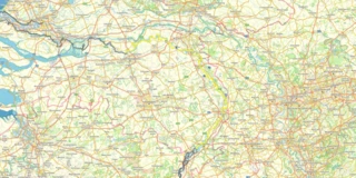 Verlauf der 5. Etappe der Eurovelo 19-Route von Roermond nach ’s-Hertogenbosch auf einer Karte eingezeichnet