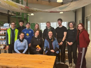 Gruppenfoto der Schokofahrt-Gruppe