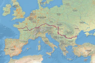 Streckenverlauf des Eurovelo 6