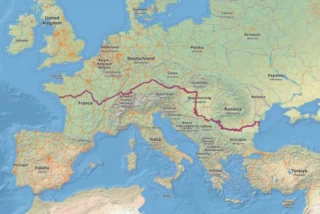 Streckenverlauf des Eurovelo 6