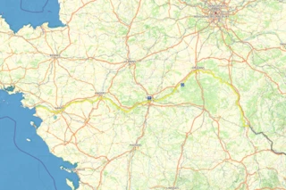 Streckenverlauf der 1. Etappe des Eurovelo 6