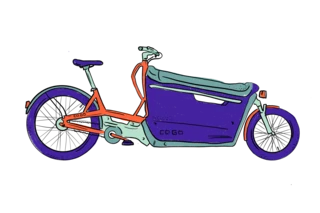 Gezeichnetes Icon eines bunten Ca Go FS200 Life Multi