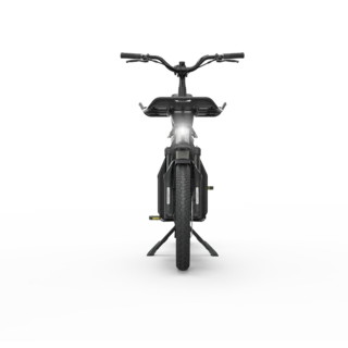 Frontansicht des Ca Go CS. Die eingebaute Expandable Center Bag ist zusammengeklappt.